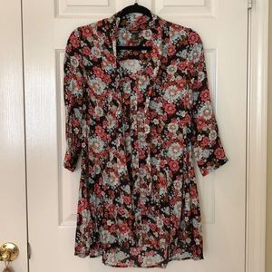F21 floral dress